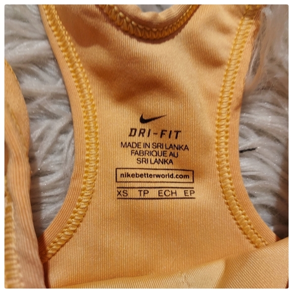 3/$30 Orange and Salmon Nike Dri Fit Sports Bra - Picture 5 of 5